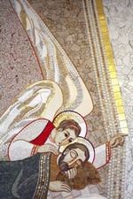 Jožefove sanje, Rupnik, mozaik v kapeli pri sestrah usmiljenkah na Reki